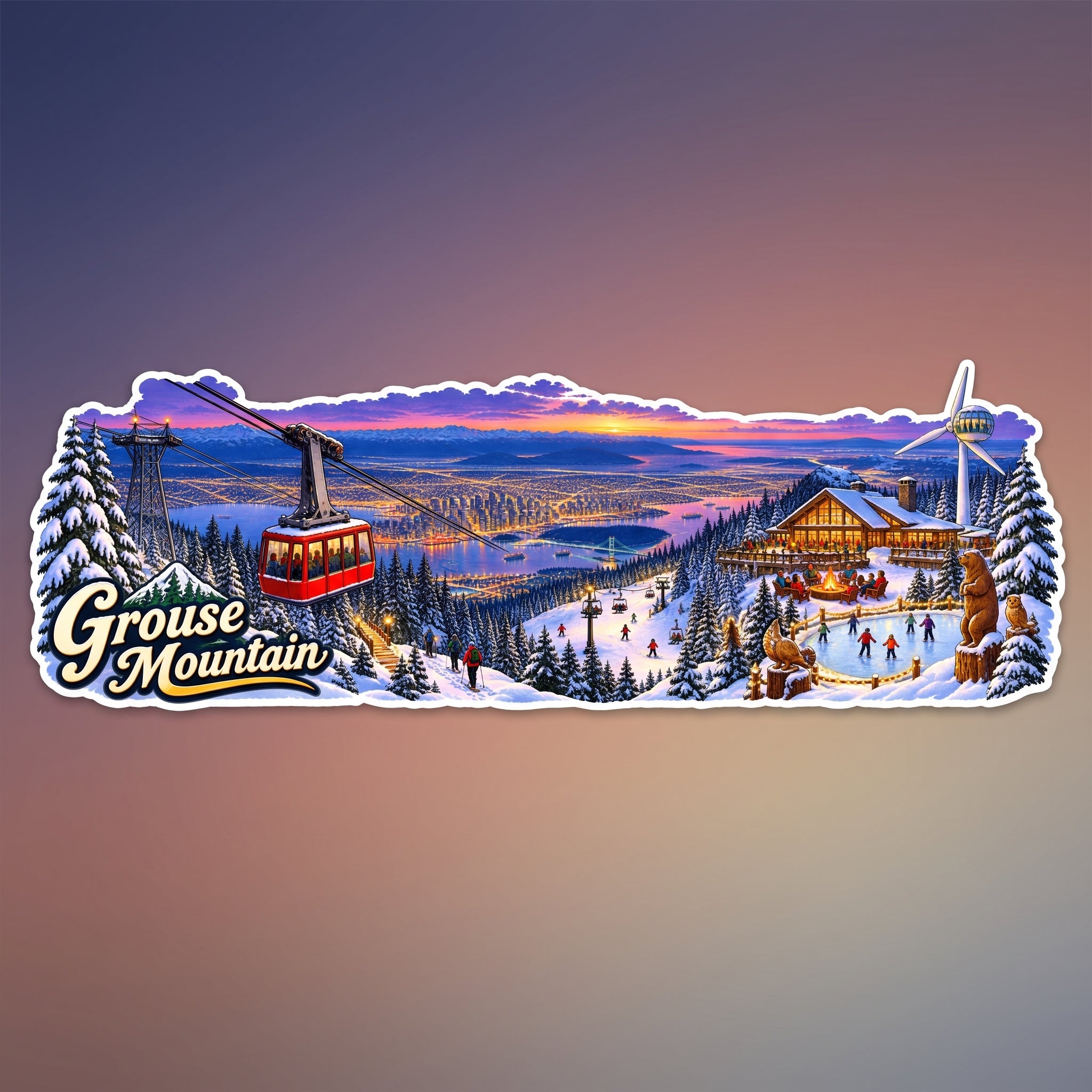 Grouse Mountain Panorama