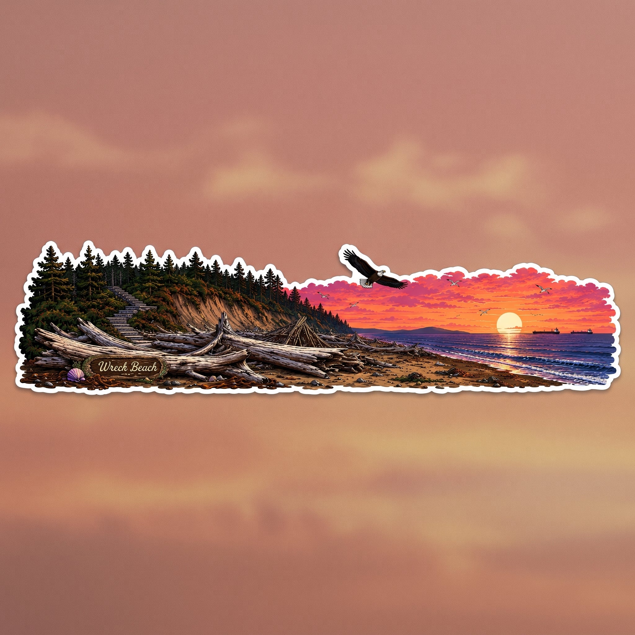 Wreck Beach Panorama